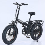 20-inch Fat Tire Folding Electric Sports Bike with Dual Suspension and 7-Speed - Image 2