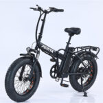 20-inch Fat Tire Folding Electric Sports Bike with Dual Suspension and 7-Speed