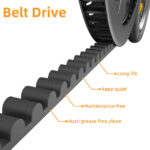 ADO Air20Pro 20-inch Folding Electric Bike for Adults, Bafang Motor, Belt Drive, Hydraulic Disc Brakes - Image 4