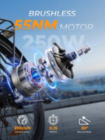 AOIHO 26" Electric City Commuter Bike, 48V Battery, 250W, 7-Speed - Image 3