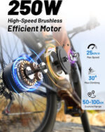 DUOTTS C29 29-inch Electric Mountain Bike: 48V 15Ah Battery, 250W Motor - Image 3