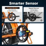 ENGWE EP-2 BOOST Folding Electric Bike: 20" Fat Tire, 48V 13Ah - Image 4