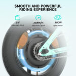 Eskute F100 Folding Electric Commuter E-Bike: 14-Inch Wheels, 35-Mile Range - Image 3