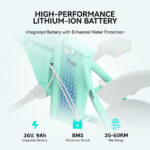 Eskute F100 Folding Electric Commuter E-Bike: 14-Inch Wheels, 35-Mile Range - Image 4