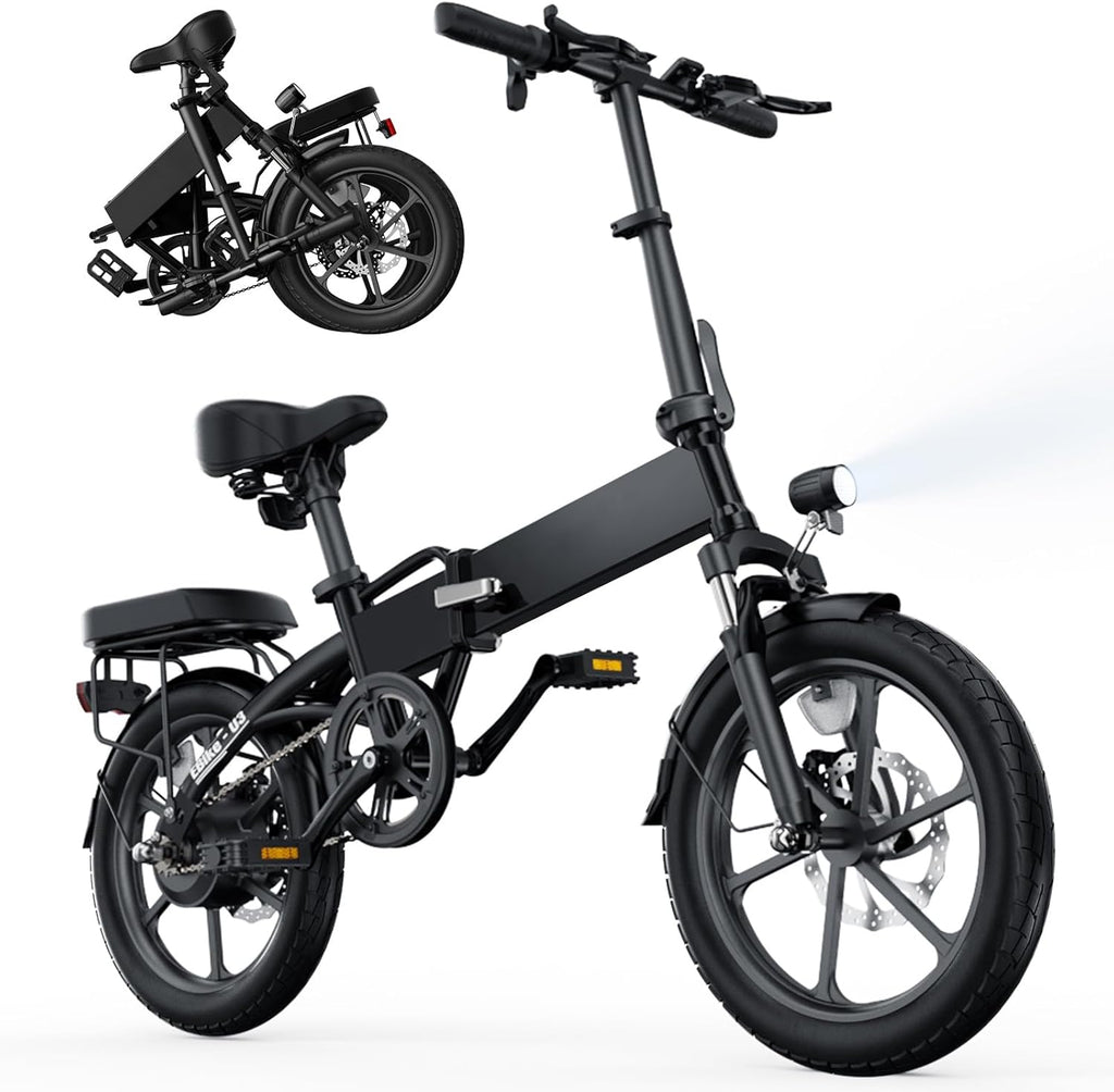 Finbike U3 16-inch Portable Electric Folding Bike, Fast Charge, 3 Modes, Shock Absorber Finbike U3 16-inch Portable Electric Folding Bike, Fast Charge, 3 Modes, Shock Absorber - Image 1