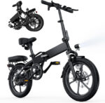 Finbike U3 16-inch Portable Electric Folding Bike, Fast Charge, 3 Modes, Shock Absorber - Image 2