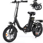 Finbike U4 16" Portable Folding E-Bike: Removable Battery, 3 Modes, Smooth Ride