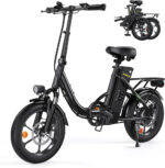 Finbike U4 16" Portable Folding E-Bike: Removable Battery, 3 Modes, Smooth Ride