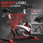 JOROTO X2PRO Bluetooth Magnetic Exercise Bike - Silent Belt Drive Indoor Cycling - Image 3