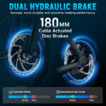 Rattan Ultra Folding E-Bike: 120-Mile Range, Dual Seat, Fat Tires, Hydraulic Brakes - Image 3