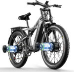 Shengmilo S600 Full Suspension Dual Motor Electric Fat Tyre Mountain Bike - Image 2