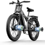 Shengmilo S600 Full Suspension Dual Motor Electric Fat Tyre Mountain Bike - Image 3
