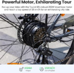 Touroll B1 26" Electric City Bike, 7-Speed, Removable 15.6Ah Battery - Image 4