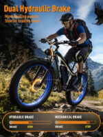 V7 Electric Fat Tire Mountain Ebike: 52V Battery, 21-Speed, Dual Hydraulic Brakes - Image 4