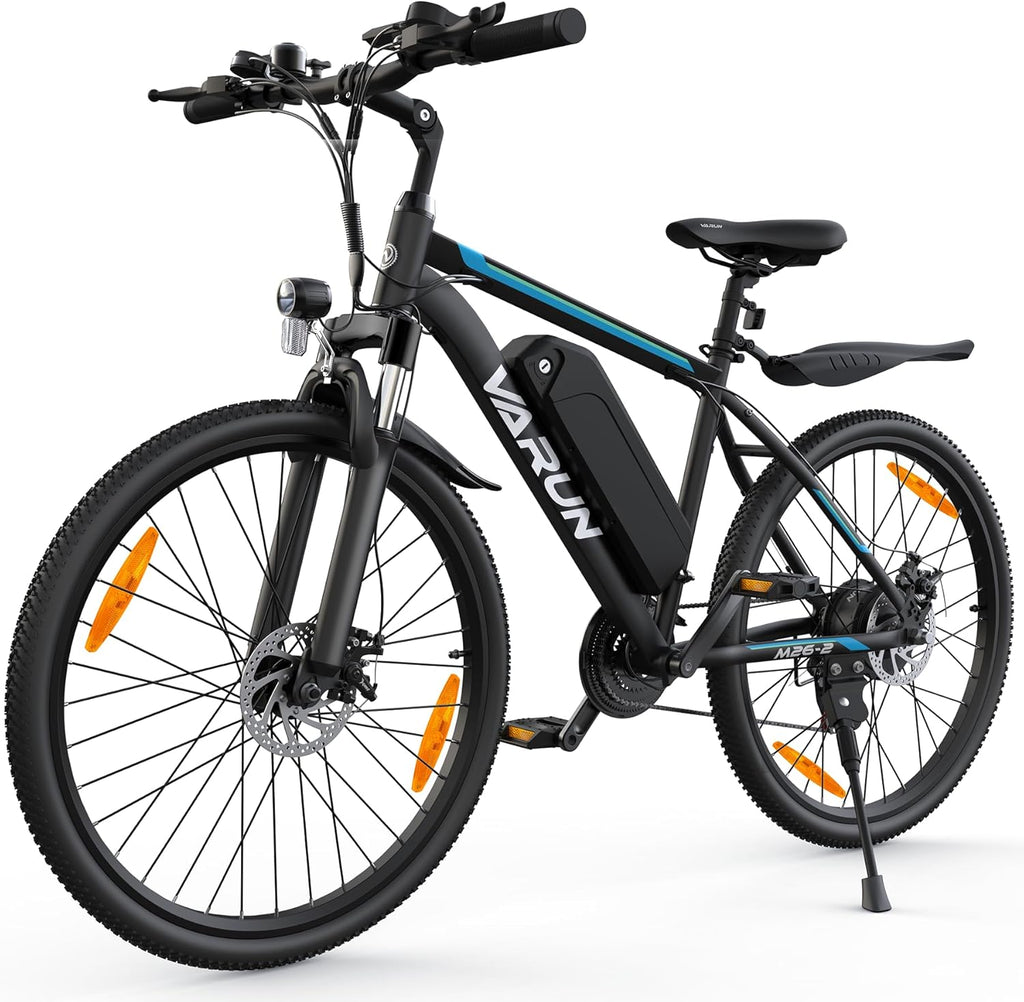 VARUN 26-inch Electric Mountain Bike: 250W Motor, 21-Speed, Removable Battery VARUN 26-inch Electric Mountain Bike: 250W Motor, 21-Speed, Removable Battery - Image 1