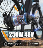 VARUN M27-1 Electric Mountain Bike: 27.5-inch Wheels, 48V Long Range - Image 3