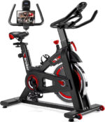 WENOKER Silent Belt Drive Home Exercise Bike: Heavy Flywheel, Digital Monitor - Image 2