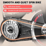 WENOKER Silent Belt Drive Home Exercise Bike: Heavy Flywheel, Digital Monitor - Image 4